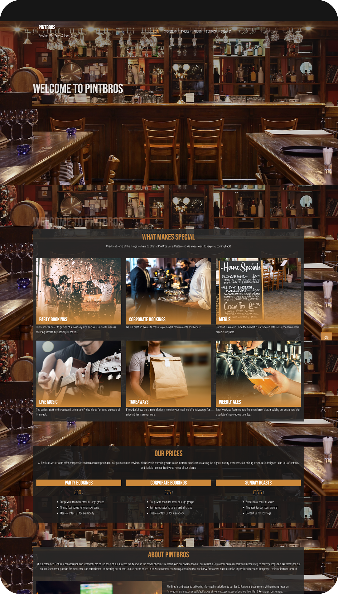 TecNut website example — LightWorld lighting — cool website designs for company websites